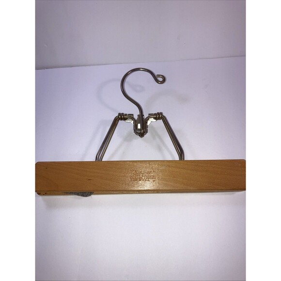 Vintage Setwell Wooden Clamp Pants hanger, clamp style, Mid-Century - Picture 2 of 2